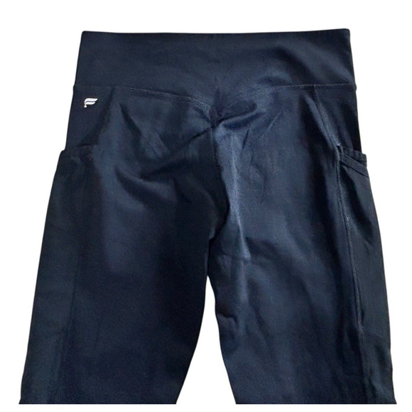 Fabletics Trinity Motion 365* Midrise Athletic Leggings Sz S Black Pockets - Picture 6 of 8